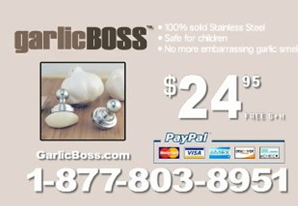 New Garlic Tool Eliminates Garlicky Smell on Hands