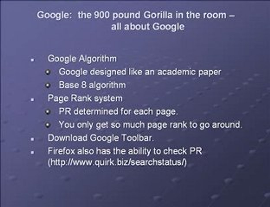 Google - how to work with them