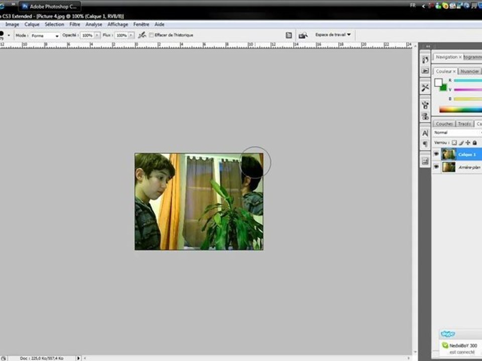 Tutoriel PS CS3 / Petit clone   HD.