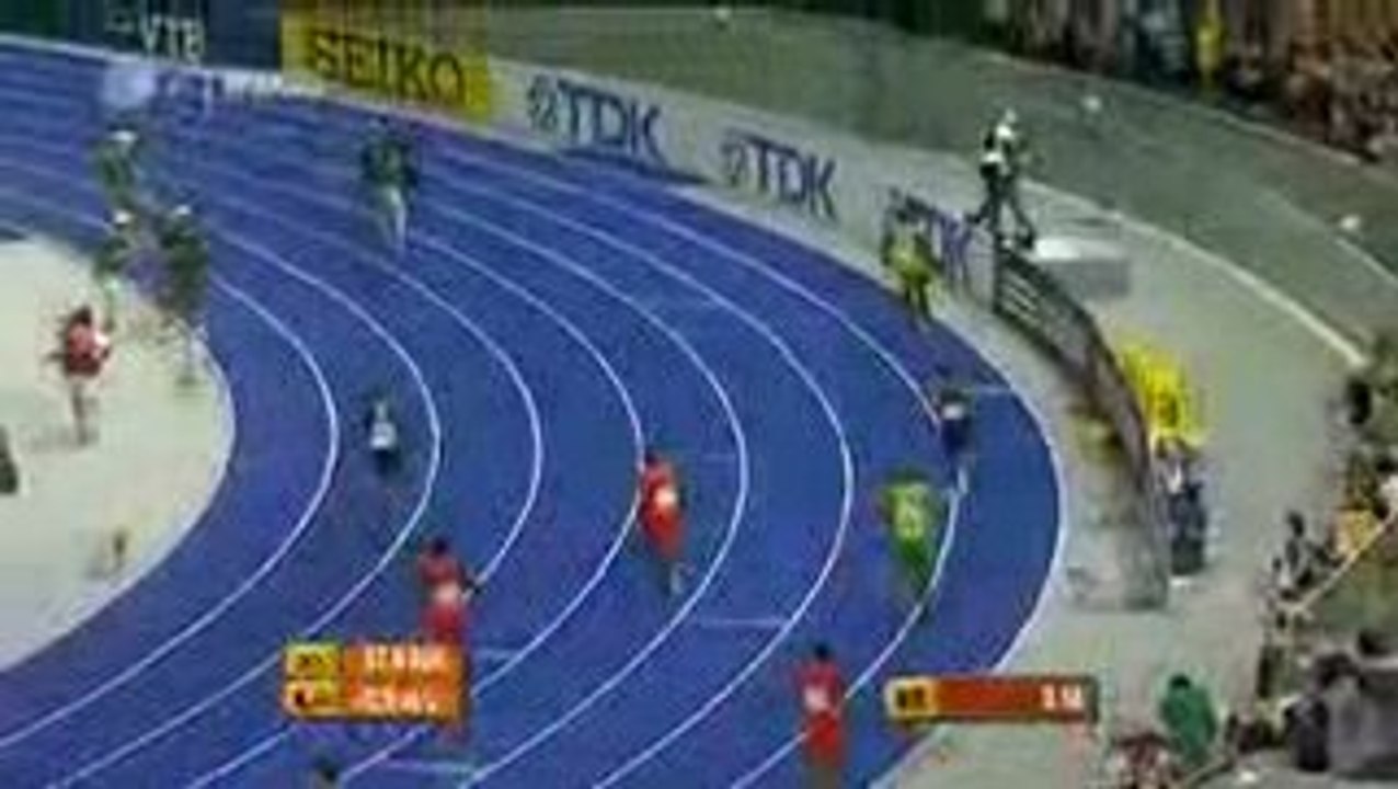 USAIN BOLT 100 M RECORD BREAKING RACE