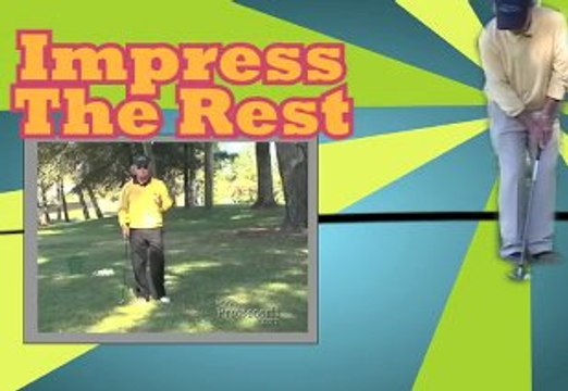 Golf Wedge Shot From the Pros