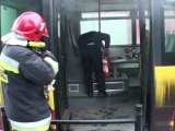 Pożar w autobusie MPK we Wrocławiu