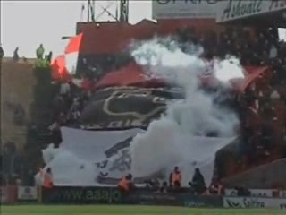 ABERDEEN RED ULTRAS DISPLAY  v RANGERS