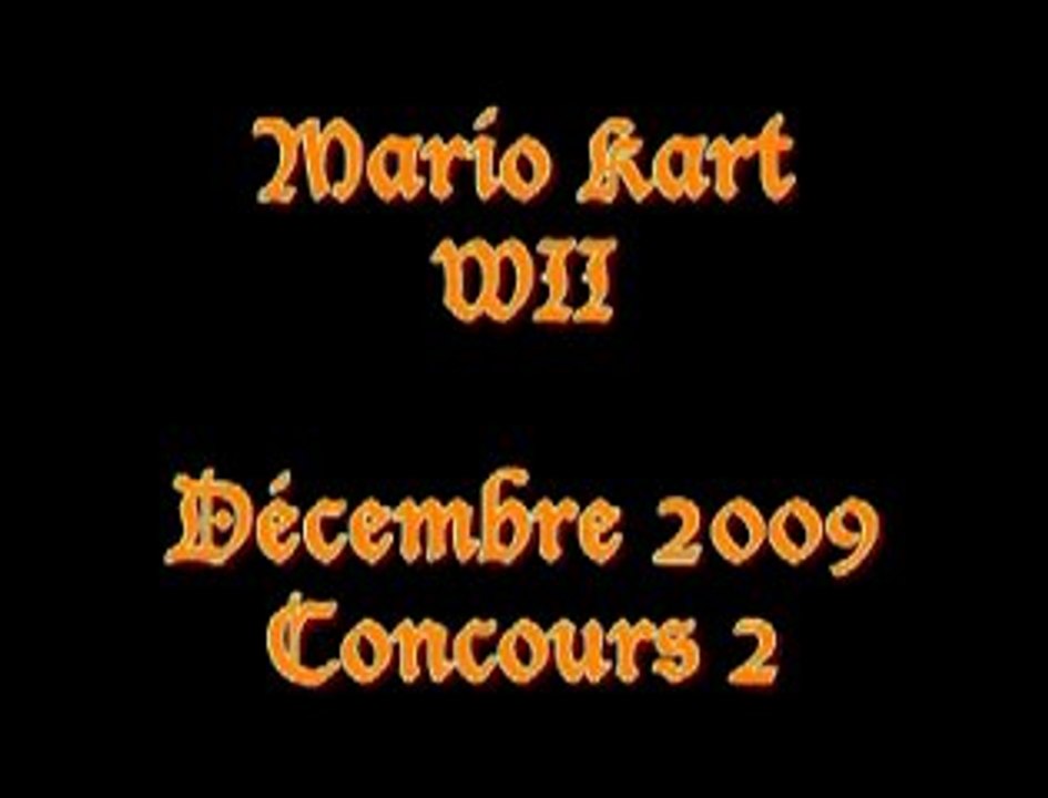 Mario Kart WII - Concours de Décembre 2009 n° 2