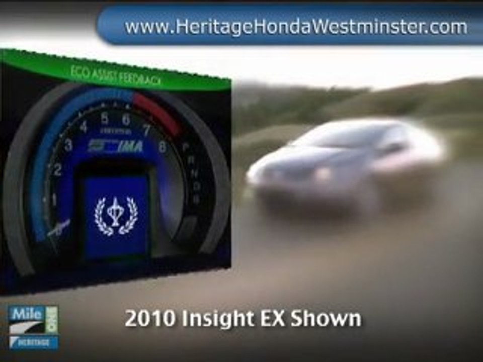 New 2010 Honda Insight Video | Maryland Honda Dealer