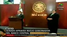 Senado mexicano ratifica a Carstens para el Banco de México