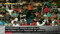 A 10 años, rinden homenaje a victimas de Vargas
