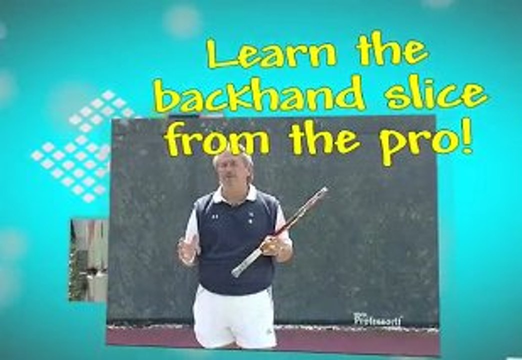 Tennis Back Hand Slice