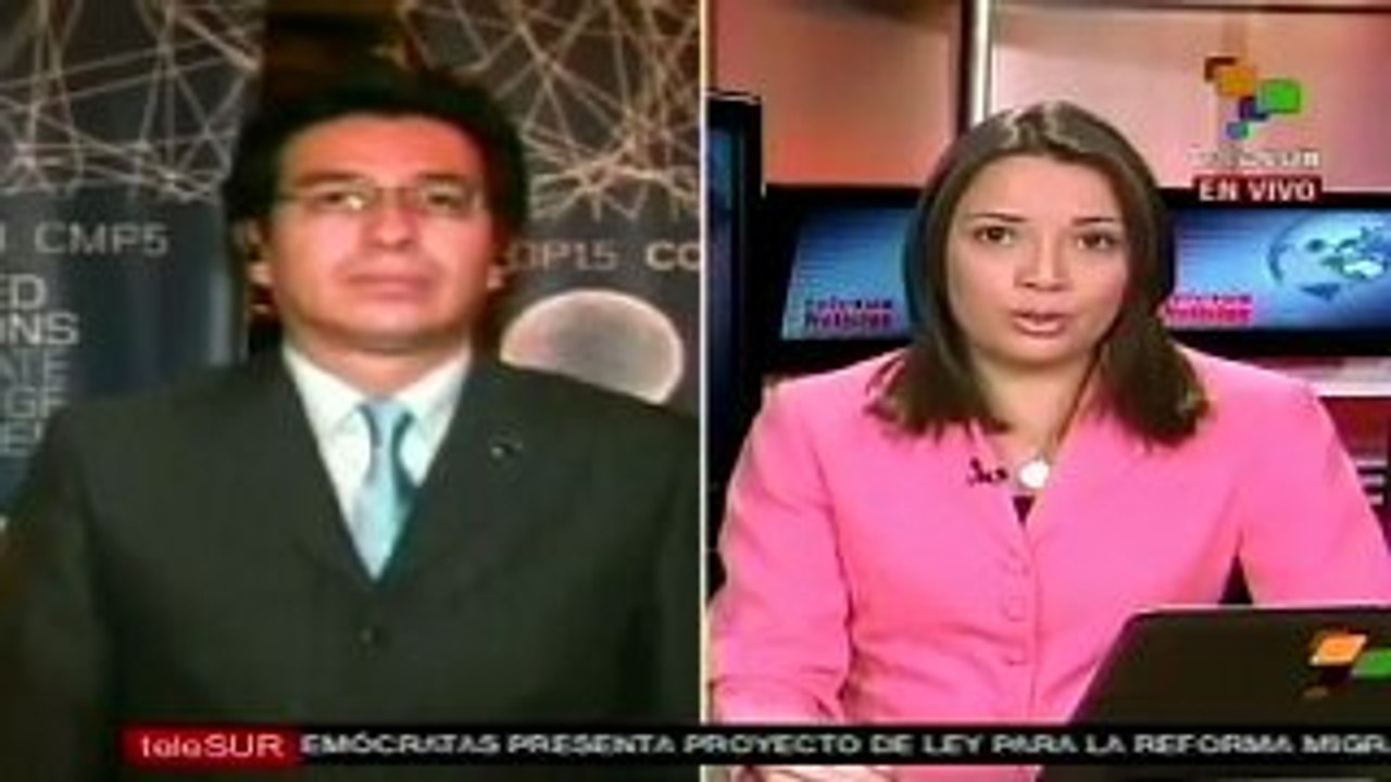 Desolador el panorama en Copenhague, señala Falconi