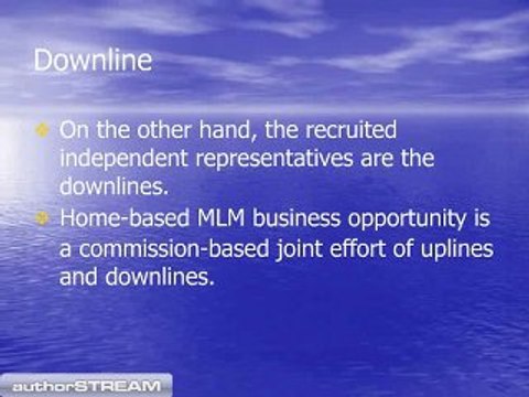Home Based MLM Business Opportunity
