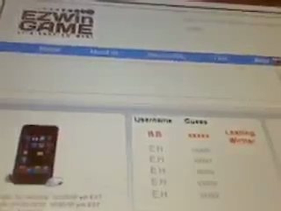 iPod Touch 3rd Generation Contest