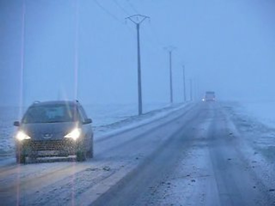 Oise : la Picardie  verte sous la neige