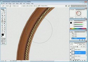 Gol Mol Frame in PhotoShop