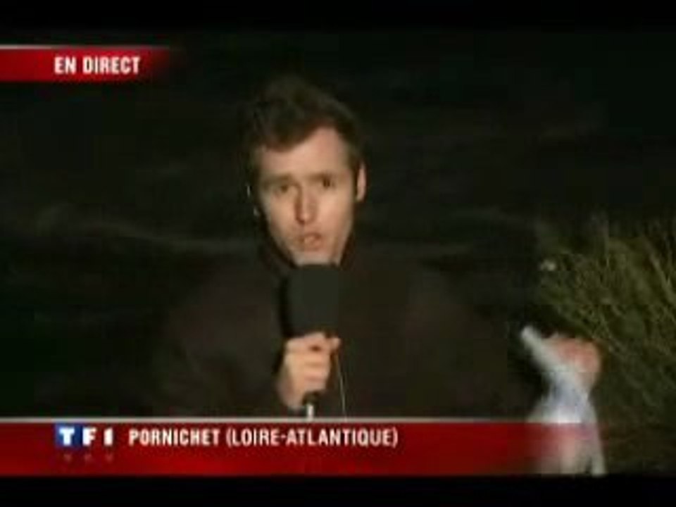 Un envoyé spécial de TF1 chute durant la tempête