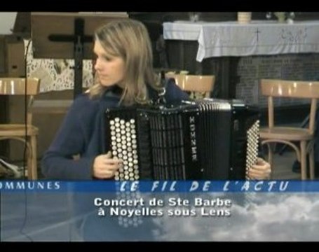 Fil de l'actu - concert de Ste Barbe à Noyelles sous Lens