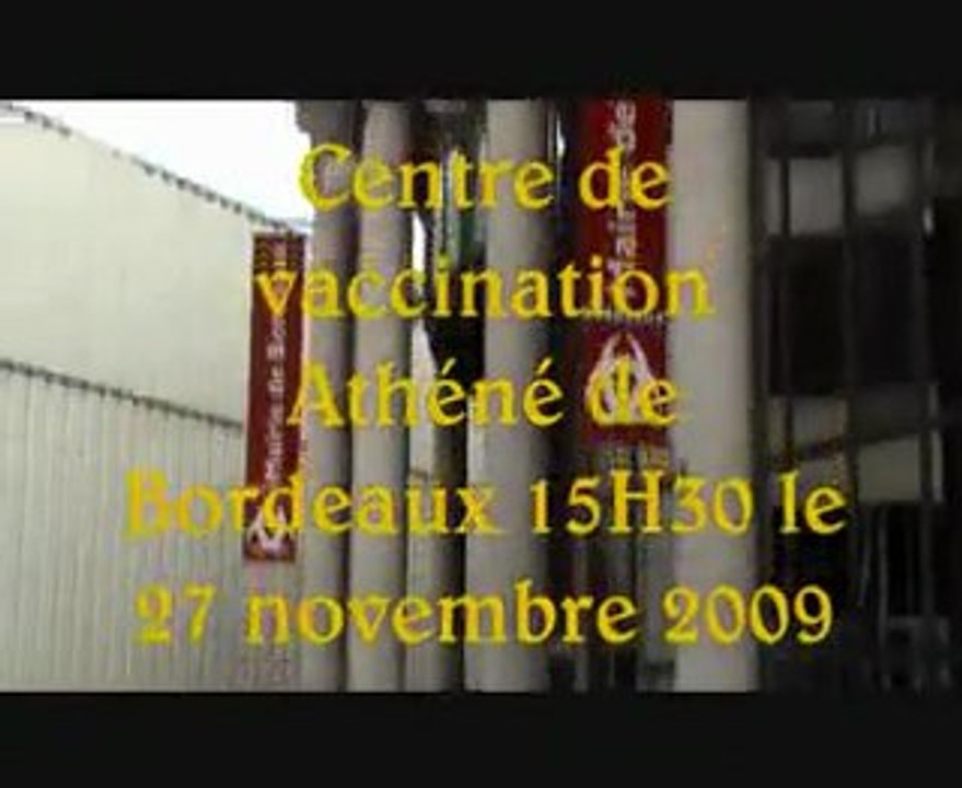 Visite dans centre de vaccination