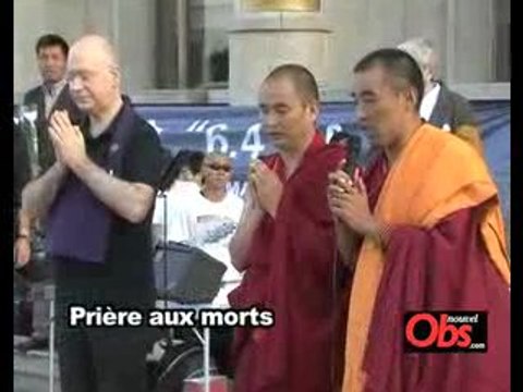 Veillée au Trocadéro avec des rescapés de Tiananmen