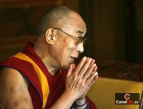 Le Dalaï Lama. La séance photo pour le Nouvel Obs