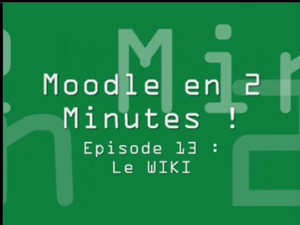 Episode 13 : Le WIKI