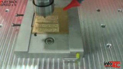 INFOTEC GROUP GRAWERKA 660S CNC ENGRAVER - OBRÓBKA MOSIĄDZU