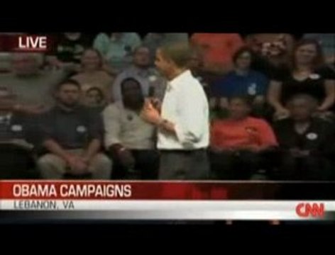 Obama compare l'équipe de McCain à un 'cochon' avec du rou