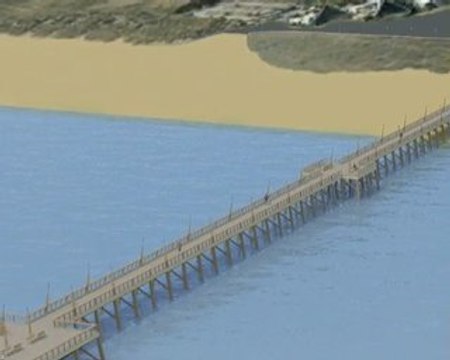 Projet reconstruction de l'estacade de Saint jean de Monts