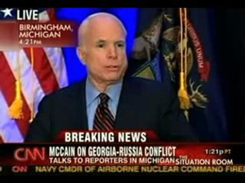 McCain : Au 21 siècle, les nations n`envahissent pas les a