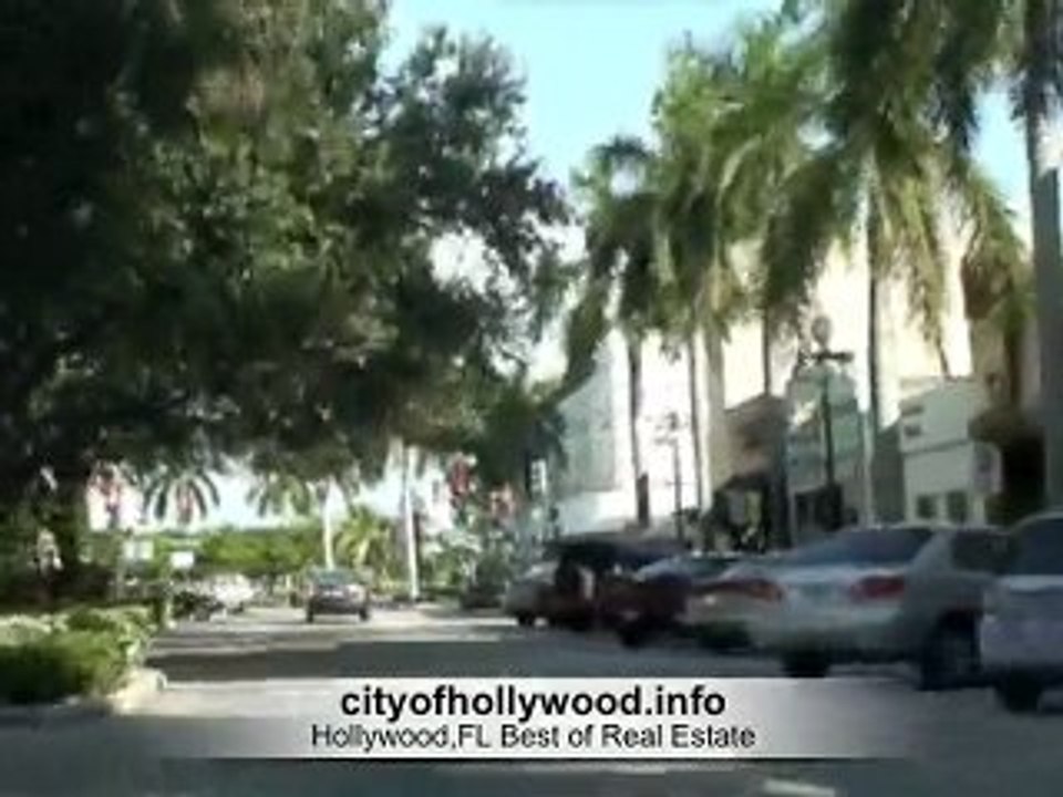 Holywood, Florida, Downtown Driving