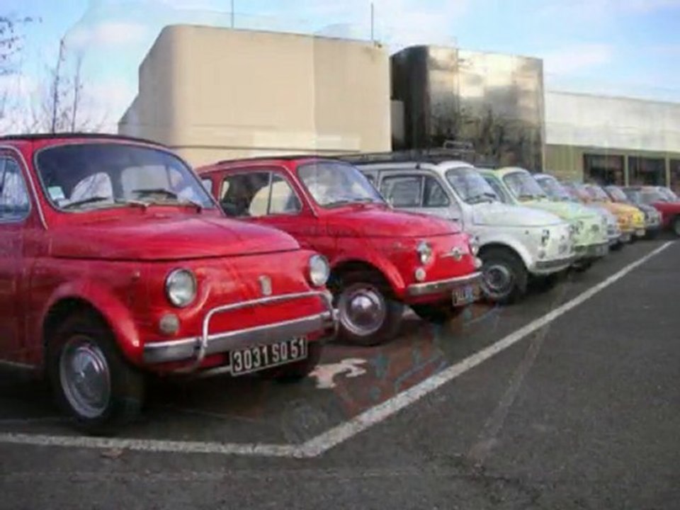 Parade des habits de lumière en FIAT 500 (13 déc 2009)
