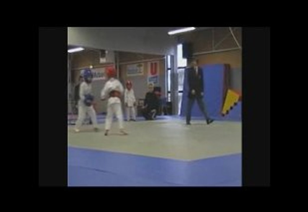 1 er competition de karate a Téo