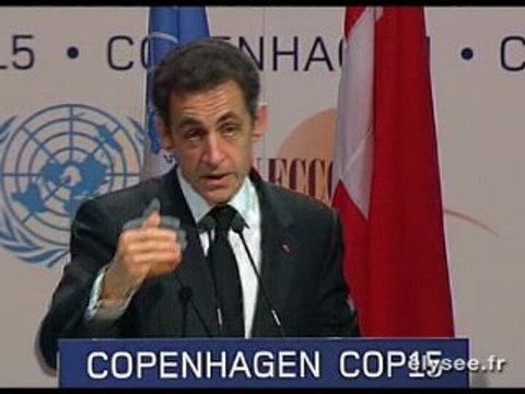 Séance plénière de la conférence des Nations Unies au COP15