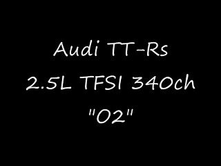 Audi TT-Rs 2.5L TFSI 340ch reprog moteur o2programmation