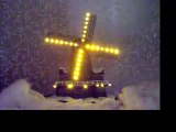 Moulin à vent hollandais de Noël