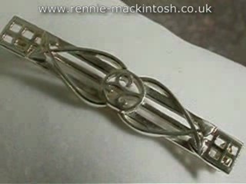 Silver Charles Rennie Mackintosh brooch DWA345 m1