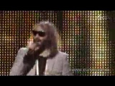 Paroles et musique: Tellier backstage sur Eurovision TV