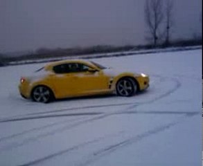 Satory - Piste d'essais sous la neige