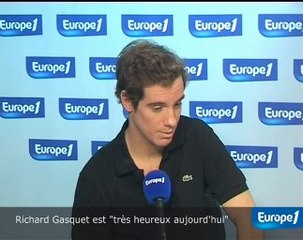 Richard Gasquet "heureux" et "soulagé"