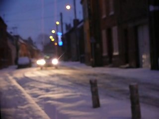 Crèvecoeur sous la neige, les enfants aiment
