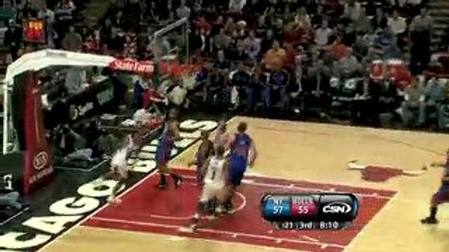 NBA John Salmons strips the ball, Joakim Noah starts the fas