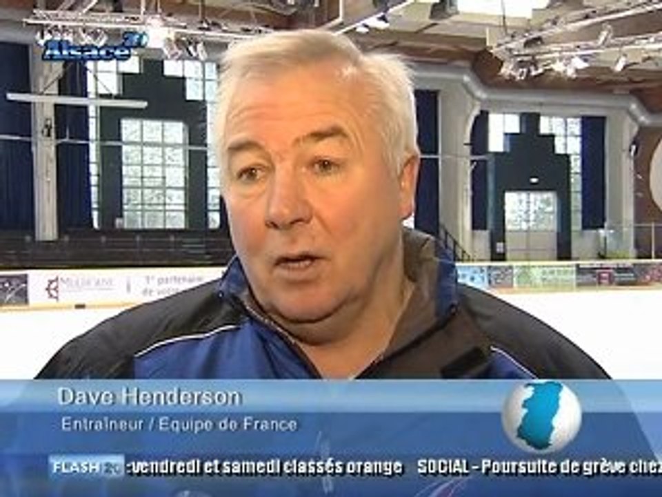Hockey sur Glace : L'équipe de France à Mulhouse (Alsace)