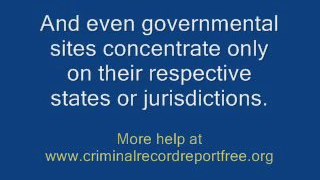 How to get a Criminal Record Report Free