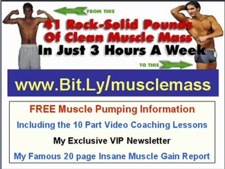 Discover the best way To gain muscle mass fast