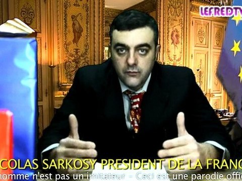 VOEUX SARKOSY 2010 SARKOZY PARODIE OFFICIELLE