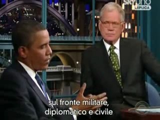 Barack Obama Ospite al David Letterman Show 4/4