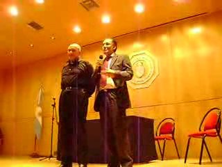 Agradecimiento por el espectaculo de la compañia del Pampa