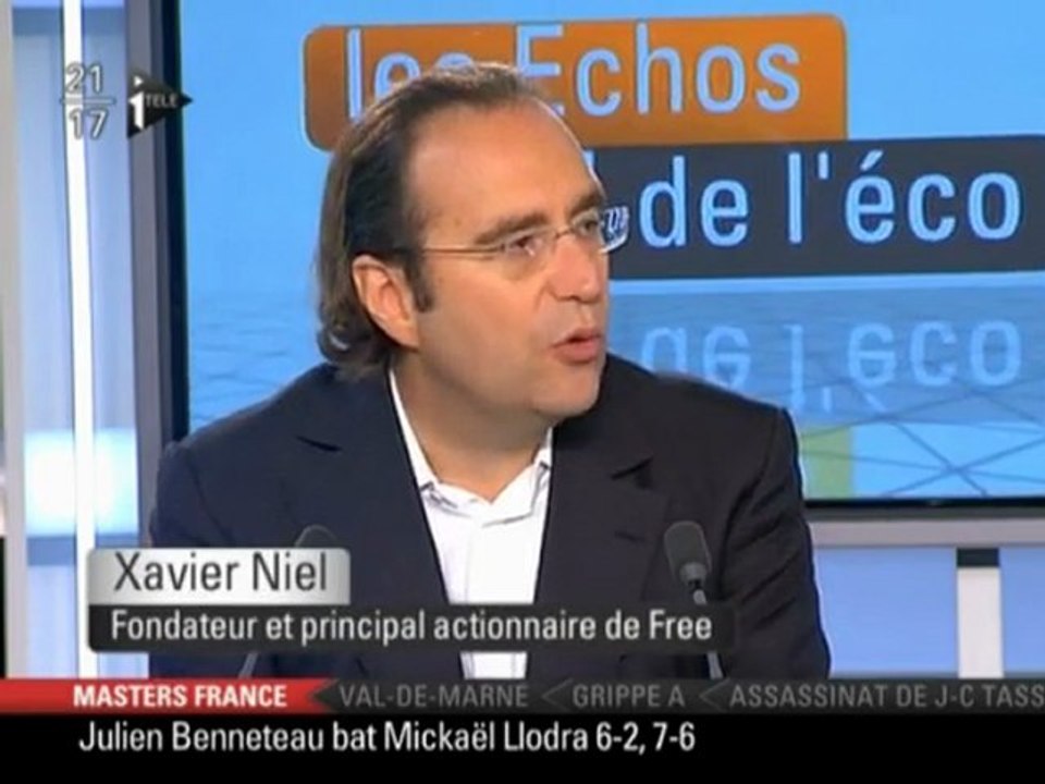 Xavier Niel (Les Echos de l'Eco) 18/12/2009