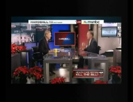 Chris Matthews & Howard Dean Argue Over Healthcare