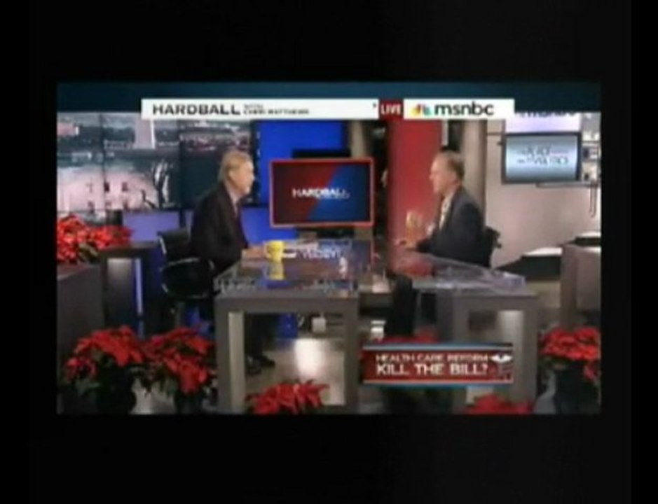 Chris Matthews & Howard Dean Argue Over Healthcare