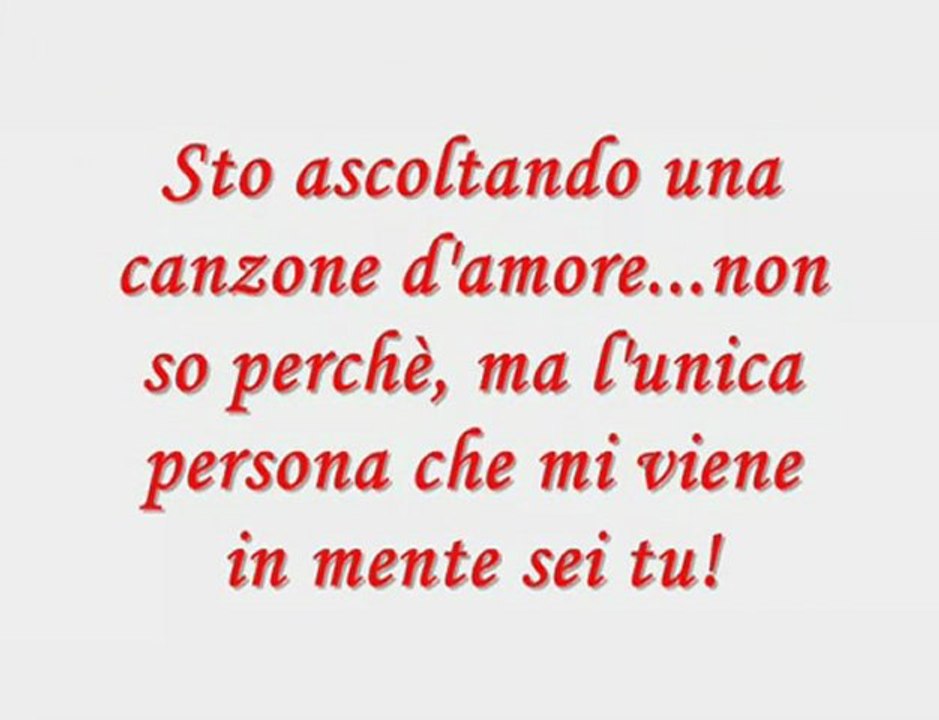 Sei Speciale. ti amo