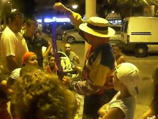 Thierry Le Clown au Grau du Roi 14-08-2009